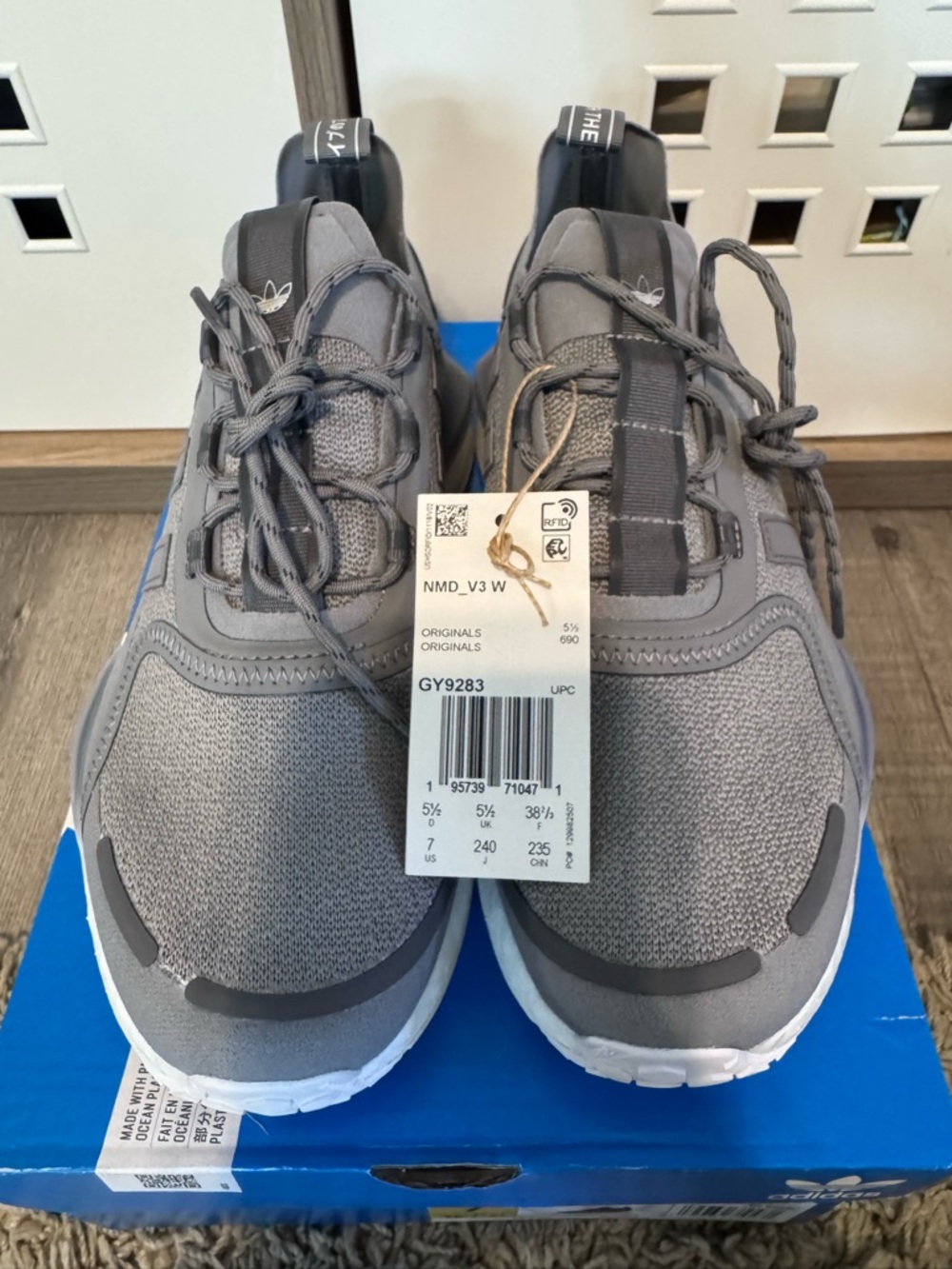 Adidas NMD_V3 Women's Athletic Sneakers - Gray Size 7